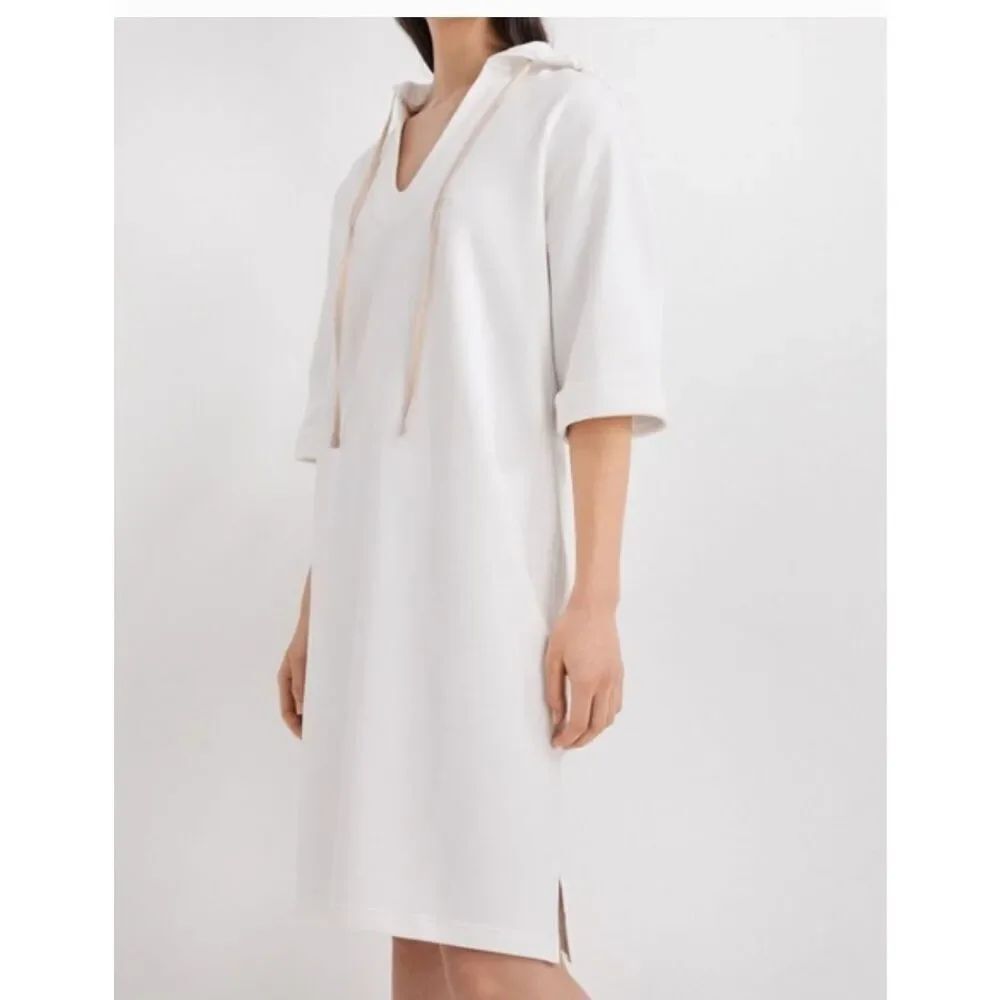 Haven well within Organic cotton French terry hooded dress XXL